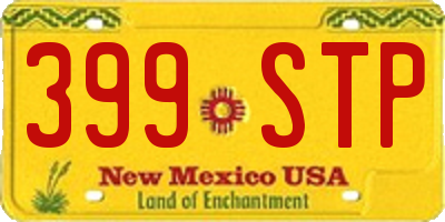 NM license plate 399STP