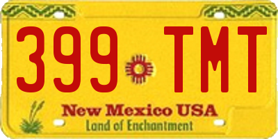 NM license plate 399TMT