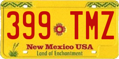 NM license plate 399TMZ