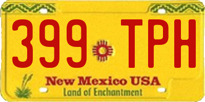 NM license plate 399TPH