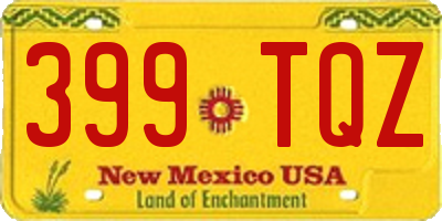 NM license plate 399TQZ