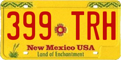 NM license plate 399TRH