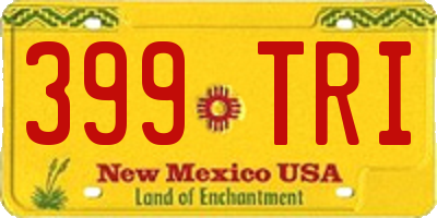 NM license plate 399TRI