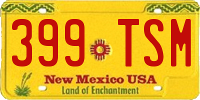 NM license plate 399TSM