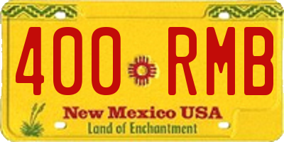 NM license plate 400RMB