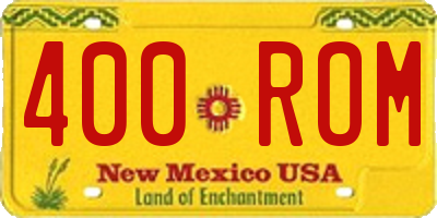 NM license plate 400ROM