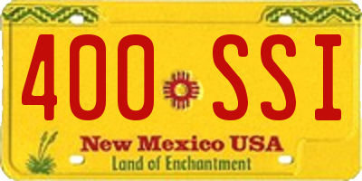 NM license plate 400SSI