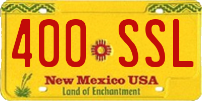 NM license plate 400SSL