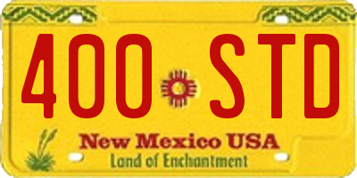 NM license plate 400STD