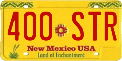 NM license plate 400STR