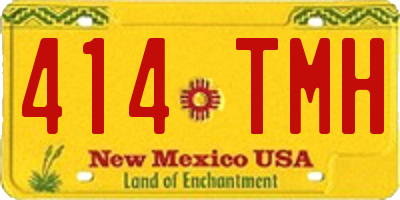 NM license plate 414TMH