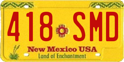 NM license plate 418SMD