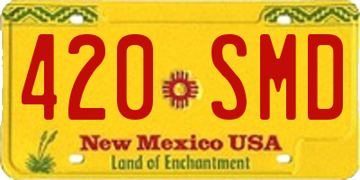 NM license plate 420SMD
