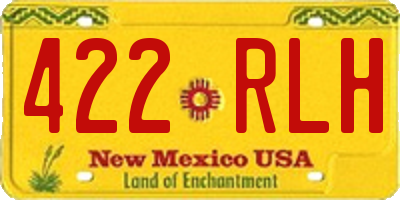 NM license plate 422RLH