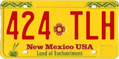 NM license plate 424TLH