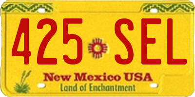 NM license plate 425SEL