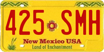 NM license plate 425SMH