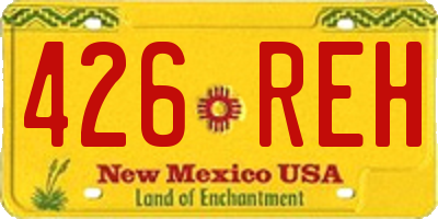 NM license plate 426REH