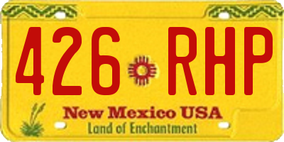 NM license plate 426RHP