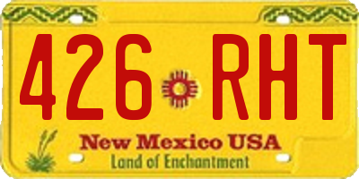NM license plate 426RHT