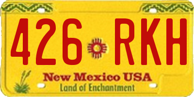 NM license plate 426RKH