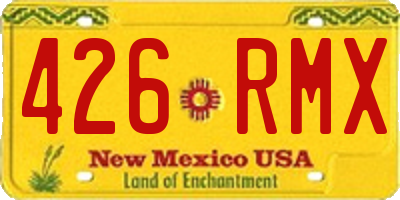 NM license plate 426RMX