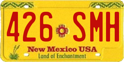 NM license plate 426SMH
