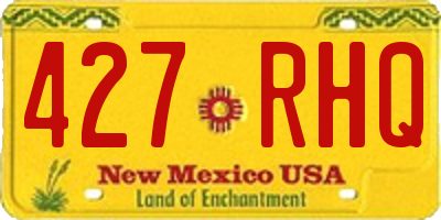 NM license plate 427RHQ