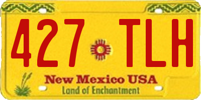NM license plate 427TLH