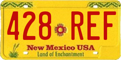 NM license plate 428REF