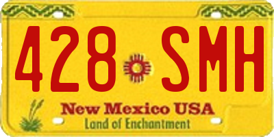 NM license plate 428SMH