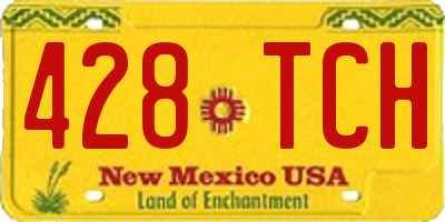 NM license plate 428TCH