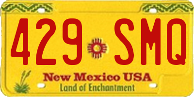 NM license plate 429SMQ