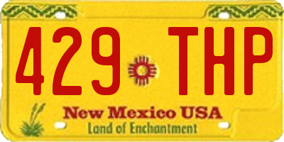 NM license plate 429THP