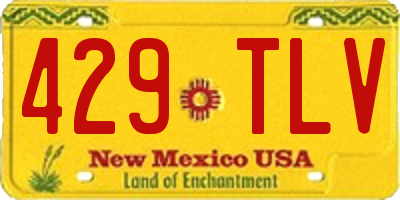 NM license plate 429TLV