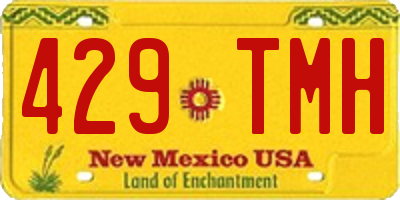 NM license plate 429TMH
