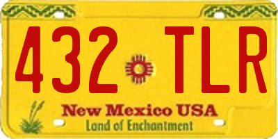 NM license plate 432TLR