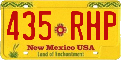 NM license plate 435RHP