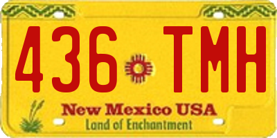 NM license plate 436TMH
