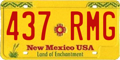 NM license plate 437RMG