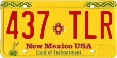NM license plate 437TLR