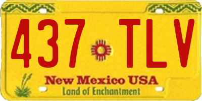 NM license plate 437TLV