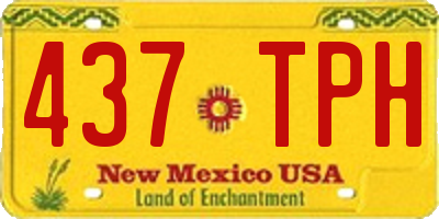 NM license plate 437TPH