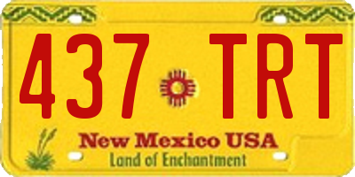 NM license plate 437TRT