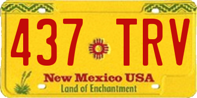 NM license plate 437TRV