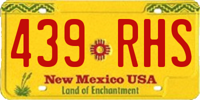 NM license plate 439RHS