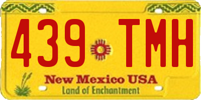 NM license plate 439TMH