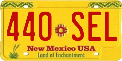 NM license plate 440SEL