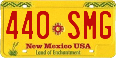 NM license plate 440SMG