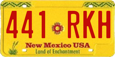 NM license plate 441RKH